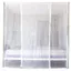 YHMBY1314 Lưới Chống Muỗi Cổ Dày Mã Hóa Hoa Mận Cần Dây Buộc Chống Bụi Top Ký Túc Xá Phòng Ngủ
