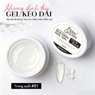 Miss Gooey Miếng Dán Nối Dài Móng Tay Dính Chắc, Định Hình Giấy, Giá Đỡ, Keo Dán Không Dính Tay