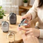 Mới Gấp Móc Khóa Cắt Móng Tay Mini Di Động Cắt Móng Tay Hộ Gia Đình Nhỏ Gọn Cắt Móng Tay Dụng Cụ Làm Móng Tay