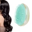 Bàn chải tóc hình quả trứng PYCOU, Sử dụng ướt và khô Bàn chải Massage da đầu bền, Phụ kiện gia đình Bàn chải tóc gỡ rối mềm cầm tay Sử dụng tại Salon