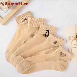ZK 5 Đôi Tất Mỏng Vô Hình Cho Nữ Thoáng Khí Hút Mồ Hôi Mùa Hè Trong Suốt VN