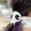 AqToCna Ma Đầu Lâu Tóc Sti Gothic Bộ Xương Kẹp Tóc Nữ Kẹp Tóc Mũ Phụ Kiện Halloween AqToCna