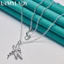 URMYLADY Bạc 925 Chuồn Chuồn Mặt Dây Chuyền Vòng Cổ Nữ Cưới Quyến Rũ Đính Hôn Trang Sức Thời Trang