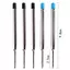G2 Metal International Universal Ballpoint Pen Refill Smooth Writing Tip 1.0mm Oily Refill IW6E