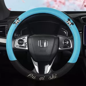 Vô Lăng 2025 Mới Ice Silk Nam Nữ Bốn Mùa Đa Năng Dễ Thương Xe Mùa Hè Chống Trơn Trượt Thoáng Khí Hút Mồ Hôi Chống Mài Mòn Hoạt Hình 26.