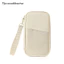 Túi đựng tài liệu du lịch RFID Bàn chải chống trộm Màn hình cảm ứng Đa chức năng Nylon chống nước Lưu trữ hóa đơn Hộ chiếu Giá đỡ thẻ 6.7