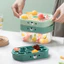 Hoạt Hình Hoạt Hình Khuôn Làm Đá Khối Thực Phẩm Kết Hợp Hộp Đá Hộp Bảo Quản Đá Hộp Hộ Gia Đình Đông Lạnh Đá Viên Dụng Cụ Tiện Dụng Khay Đá GRWX