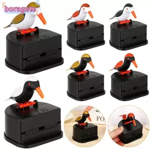 BORAGETE Tăm Hộp Đựng Trang Trí Nhà Cửa Chim Ruồi Nhựa