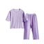 Bộ Đồ Ngủ Lụa Băng Cho Bé Gái 2025 Bộ Đồ Ngủ Mỏng Phong Cách Trẻ Em Modal Loungewear Trung Nhỏ Quần Áo Trẻ Em Phong Cách Dễ Thương