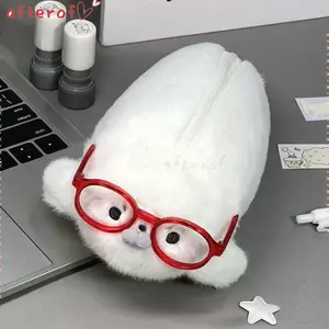 AFTEROF Seal Doll Pencil, Túi lưu trữ Túi đựng bút dung tích lớn, Túi đựng bút giá trị thẩm mỹ cao sang trọng dễ thương