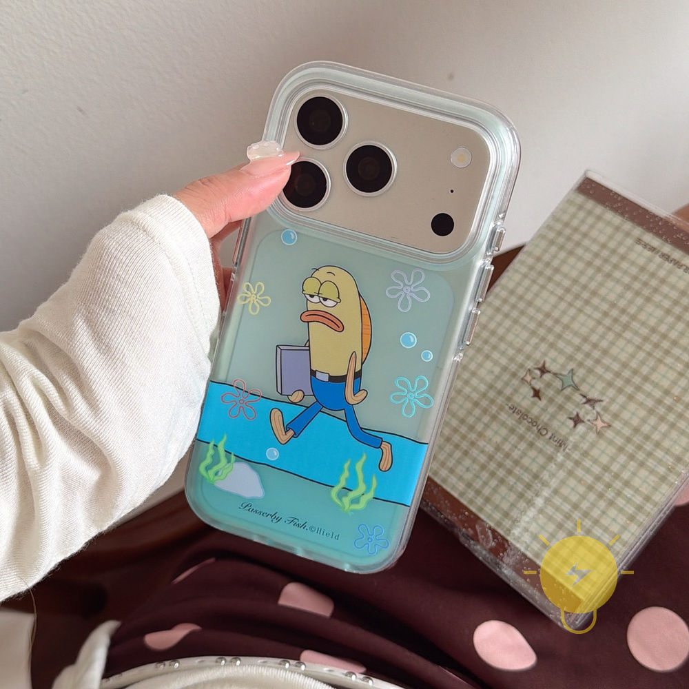 Phone Case For iPhone 17 Pro Max 16 15 14 13 TPU Air Bag Translucent Aesthetic Korean Cute