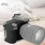 Apill Vỏ bảo vệ máy ảnh bằng silicon Tbest Vỏ mềm có thể co giãn bền cho D810 Ngụy trang màu vàng đỏ đen (Vàng)