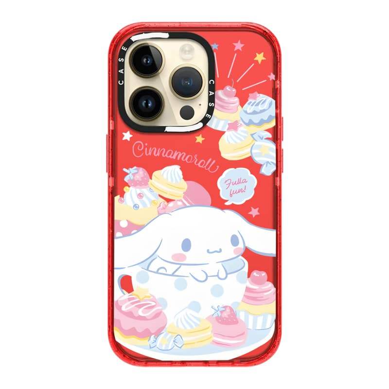 CASECASE X Candy Cinnamoroll Cam / Đỏ / Perri Bộ sưu tập kẹo tím Màu sắc trong suốt Cứng Hút từ tính Tác động cho Apple IPhone 13 14 15 16 17Pro Max Plus Có hộp