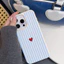 Ốp Điện Thoại Sọc Trái Tim Tình Yêu Cho Realme Note 50 C53 C51 C63 C55 C83 C65 C21Y C25Y 15 14 11 Pro 13 12 Pro Plus 8 5G Ốp Điện Thoại Di Động Họa Tiết Lichee Chống Sốc Thời Trang Mờ