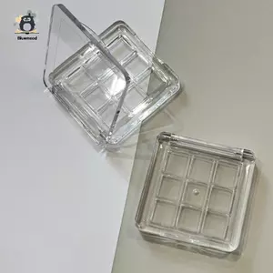 9 Lưới Phấn Mắt Trống Bảng Trang Điểm Mắt Lưu Trữ Món Ăn Dành Cho Nữ Bé Gái Trang Điểm Người Mới Bắt Đầu DIY Eye Shadow Tool Mới