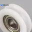 Bánh xe trượt cửa và cửa sổ di chuyển 626 Ròng rọc mang 6 * 22 * 7MM Bánh xe phẳng Hình chữ U Rãnh Nylon Pad Chất liệu phun Đẹp