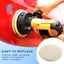 7 inch 180mm Len Mềm Làm Sạch Đánh Bóng Đánh Bóng Bonnet Miếng Lót Cho Xe Ô Tô Tự Động Đánh Bóng