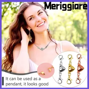 MERIGGIARE Trái Tim Từ Khóa Bạc Vàng DIY Đồ Trang Sức Làm Đồ Dùng
