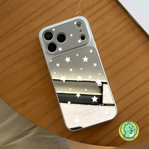 Ốp Điện Thoại Gương Bạc Cho OPPO A18 A17K A16K A16S A16E A15S A12E A9 2020 F33 F27 F25 F23 F19 F9 Pro Plus F19S F11 5G 4G Vỏ Mềm Hoạt Hình Ngôi Sao Dễ Thương Ins Phong Cách