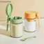 AA Hộ Gia Đình Nhà Bếp Chống Ẩm Lọ Gia Vị Muối Hộp Đựng 2 Trong 1 Thủy Tinh Chai Gia Vị Thìa Tách Ly Gia Vị Có Thể VN