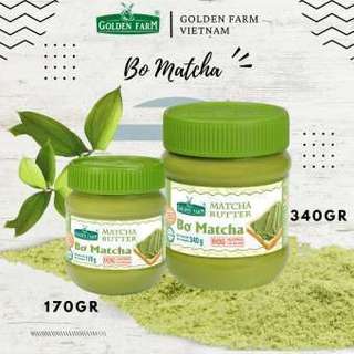 Bơ Golden Farm Vị Matcha Lọ 170g & 340g, Bơ Mịn Kết Hợp Cùng Matcha Thơm