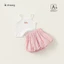Bangxuan Mùa Hè Cho Bé Sling Phù Hợp Với Trẻ Em Bud Quần Short Phiên Bản Hàn Quốc Hai Mảnh Quần Áo Cho Bé XT14066
