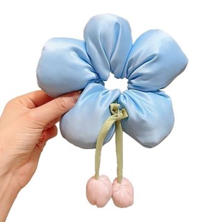 🌷Vòng buộc tóc hoa tulip nổi 3D nhồi bông - Dây buộc tóc nữ cao cấp kiểu xuân thời trang làm tóc búi tròn xinh đẹp