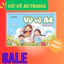 Combo 10 quyển - Vở vẽ mỹ thuật lò xo 40 trang khổ A4 (20x30cm)