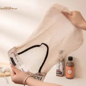 TRTR TRTR ​​Hộp đựng túi treo tường- Dụng cụ sắp xếp nhà bếp giữ túi đựng rác Túi đựng rác bằng Nylon có miếng lót kim loại cho khay đựng thức ăn VN