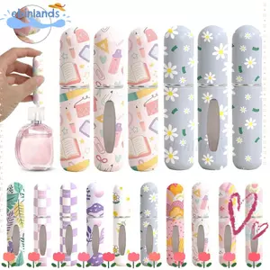 Bình xoay phun EBINLANDS, Chai nước hoa có thể đổ lại chống rò rỉ, Tinh dầu chai phun Mini dễ thương
