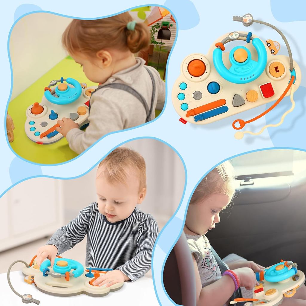 Vô lăng cho đồ chơi trẻ mới biết đi, Đồ chơi Montessori cho bé để làm quà tặng giáo dục