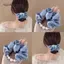 AqToCna Ngọc Trai Thanh Lịch Lớn Scrunchie Tóc Dành Cho Nữ Ngọt Ngào Trang Trí Tóc Đàn Hồi Đuôi Ngựa Giữ Tóc Phụ Kiện Tóc AqToCna
