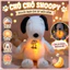 Snoopy Thở ánh Sáng Phát Sáng – Đồ Chơi Lông Bông, Chất Liệu Nhung Cao Cấp Dễ Làm Sạch, Bạn đồng Hành đi Ngủ Cùng Bé