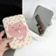 ương gấp trang điểm họa tiết heo hồng trái tim, nhỏ gọn xinh xắn bỏ túi tiện lợi