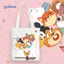 Crazy Animal City Hoạt Hình Dễ Thương Trẻ Em Túi Vải Túi Đeo Vai Trường Trung Học Cơ Sở Học Sinh Tiểu Học Lớp Tay
