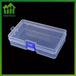 SWEET 5 Chiếc Trong Suốt Loable Hộp Đựng Đồ Vật Nhỏ Hộp Bảo Quản Dụng Cụ Câu Cá Phụ Kiện Hộp Nhựa Chất Liệu Bông Tai Hộp Trang Sức n