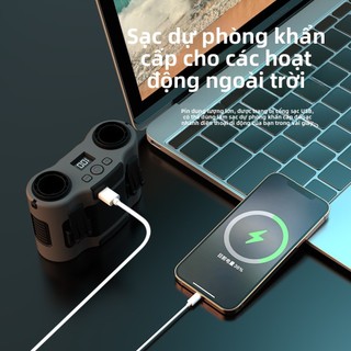 [Bảo Hành 1 Đổi 1] VINZEO F7 Pro - Siêu Pin 20000mAh, Quạt Đeo Lưng 5 Cấp Độ Gió