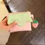 Ví đựng tiền xu NKSFX, Túi đựng mỹ phẩm Mini chấm bi dâu tây, Thiết kế dây kéo Kawaii Hộp đựng thẻ di động Lưu trữ phụ kiện nhỏ