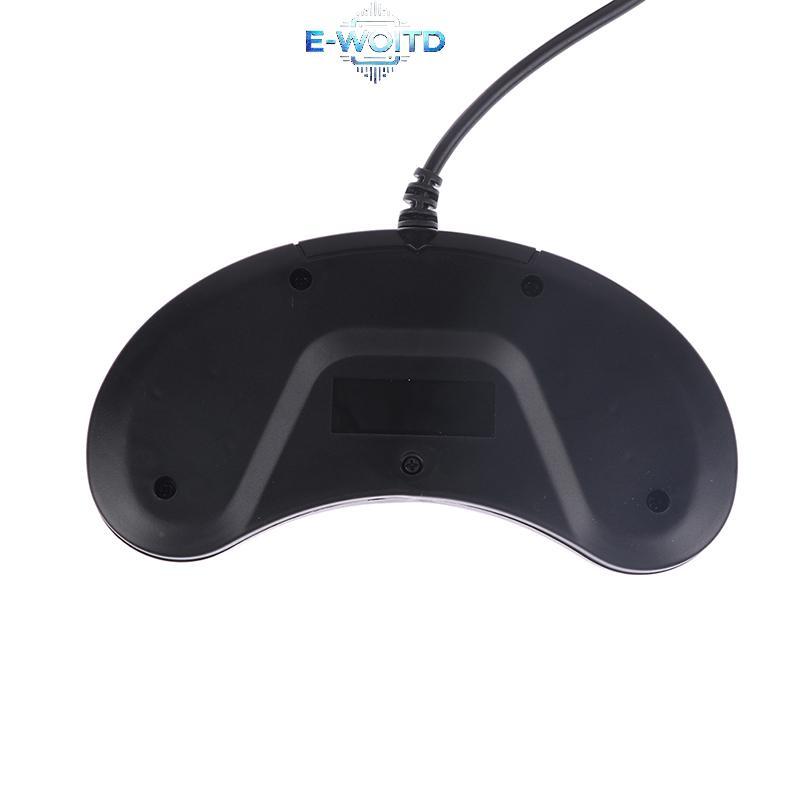 E-WOITD Classic Có Dây 6 Nút Tay Cầm Joypad Bộ Điều Khiển Trò Chơi Cho SEGA MD2 Mega Drive Phụ Kiện Chơi Game E-WOITD