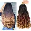 Springevenstar 20 Inch Pre Co Giãn Bouncy Locs Bện Tóc Tổng Hợp Rời Xoăn Phần Mở Rộng Cho Người Mỹ gốc Phi Mặc Springevenstar