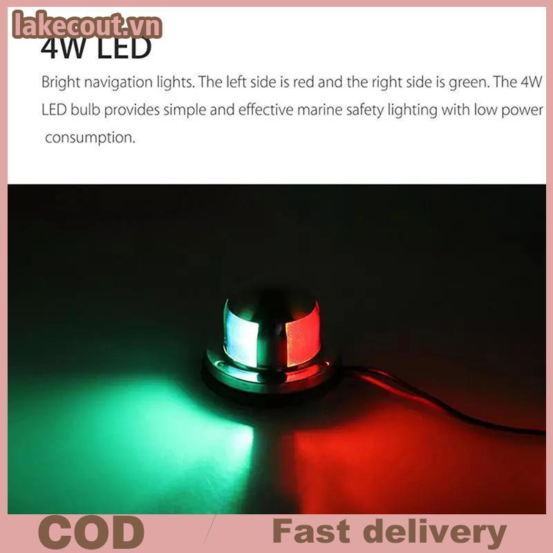 Lat Thuyền Chỉ Báo Điều Hướng Đèn Điểm Thuyền Biển Du Thuyền LED Cảnh Báo Đèn Linh cẩu