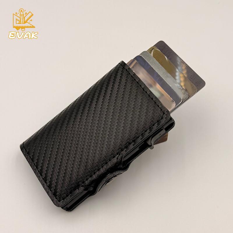 Alittlesetrtu Ví Đa Chức Năng Dành Cho Nam Nữ RFID Bloing Kim Loại Đựng Thẻ 12 Khe Thích Hợp Cho Mua Sắm VN