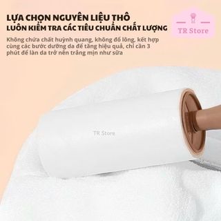 Mặt Nạ Khăn Xông Mặt Gecomo 3 Lỗ Có Dây Đeo Tai - Chất Liệu San Hô Chăm Sóc Da Chuẩn Spa Tại Nhà