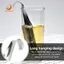 Bộ lọc trà 4 miếng Bộ lọc ống lọc lưới mịn bằng thép không gỉ có móc treo Tay cầm khuếch tán khoảng cách Bộ lọc trà