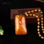 AqToCna Retro Hổ Phách Mặt Dây Chuyền Nelace Cho Nam Nữ Mặt Dây Chuyền Dài Áo Len Dây Chuyền Quà Tặng Ngày Của Mẹ AqToCna