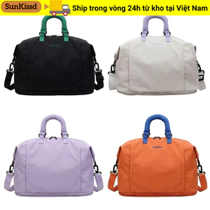 Túi hành lý du lịch SUNKISSD, Túi tập thể dục chống mài mòn chống thấm nước, Túi thể thao tách khô và ướt dung tích lớn dành cho nam giới
