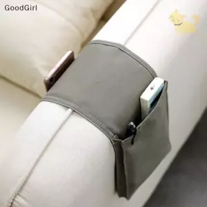 Túi đựng khăn trải giường bằng vải lanh Cotton Sắp xếp Túi để bàn Sofa TV Điều khiển từ xa Túi treo lưu trữ Hộp đựng giường Nhà thơ VN