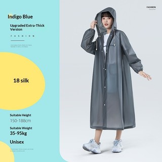 Áo mưa dài dày nâng cấp MPATHW dành cho người lớn Unisex Du lịch chống nước Mặc ngoài trời