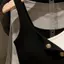 Mùa Hè Tương Phản Màu Sắc Camisole Top Sang Trọng Vai May Pháp Nguyên Chất Desire Phong Cách Bên Trong Mặc Bên Ngoài Phù Hợp Với Áo Vest