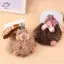 HFTOY Ngủ Bé Móc Khóa Dễ Thương Lông Tơ Sang Trọng Búp Bê Móc Khóa Nữ Cô Gái Túi Mặt Dây Chuyền Ô Tô Móc Khóa Bapa Quà Tặng Trang Trí ~